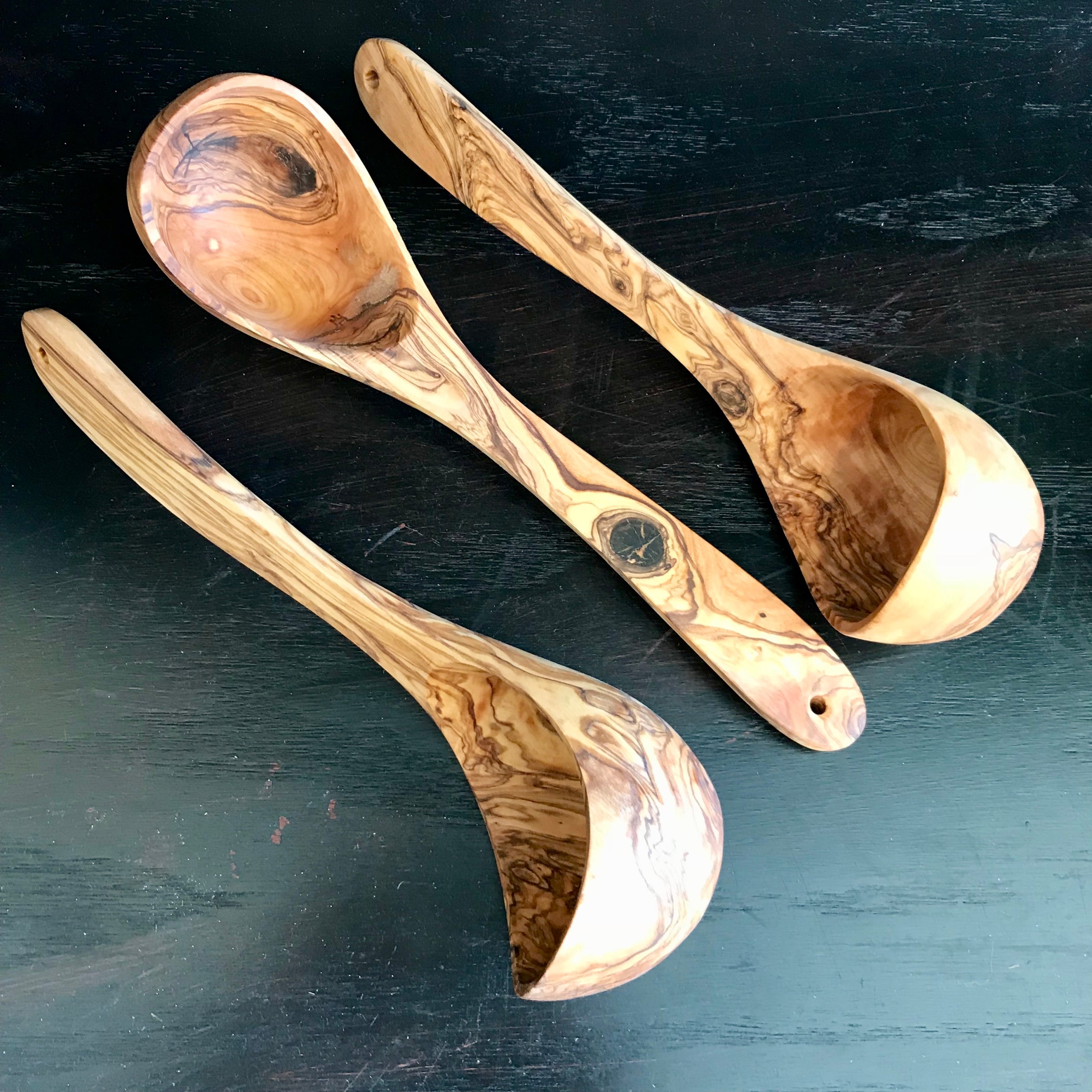 Notched Wild Olive Wood Ladle – Shop Our Favorites