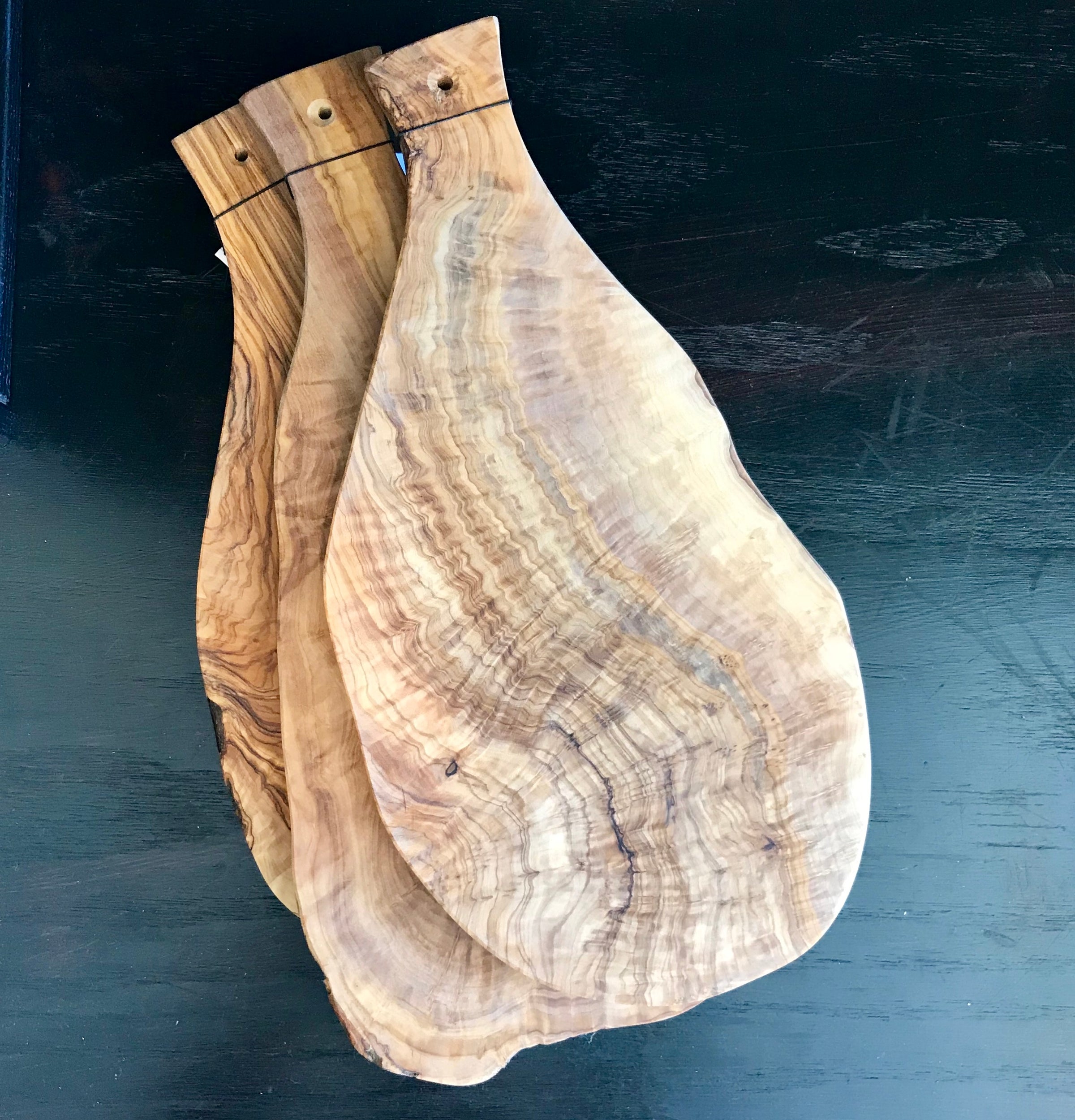 Olive Wood Paddle Board w/handle